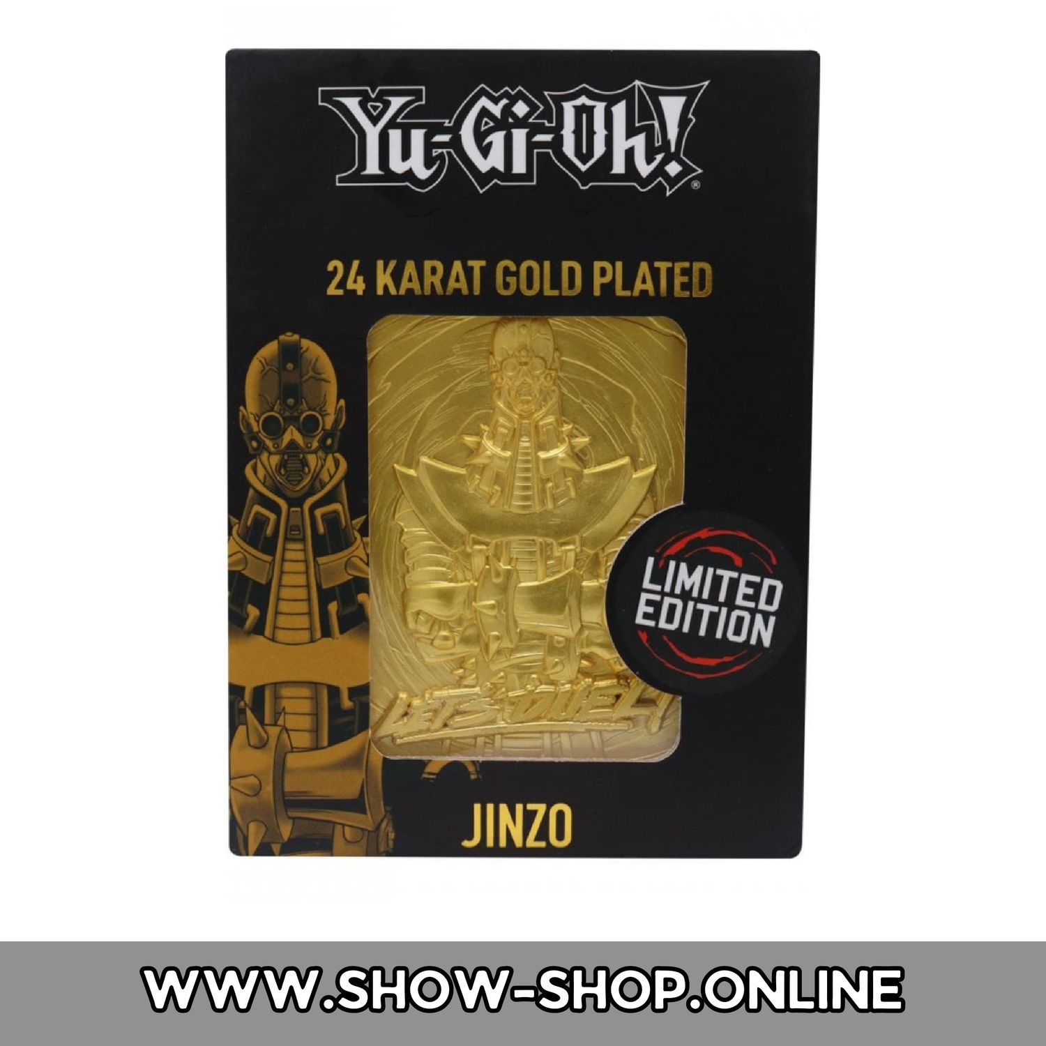 Jinzo 24 KARAT VERGOLDETE METALL KARTE - 5000 STÜCK AUFLAGE