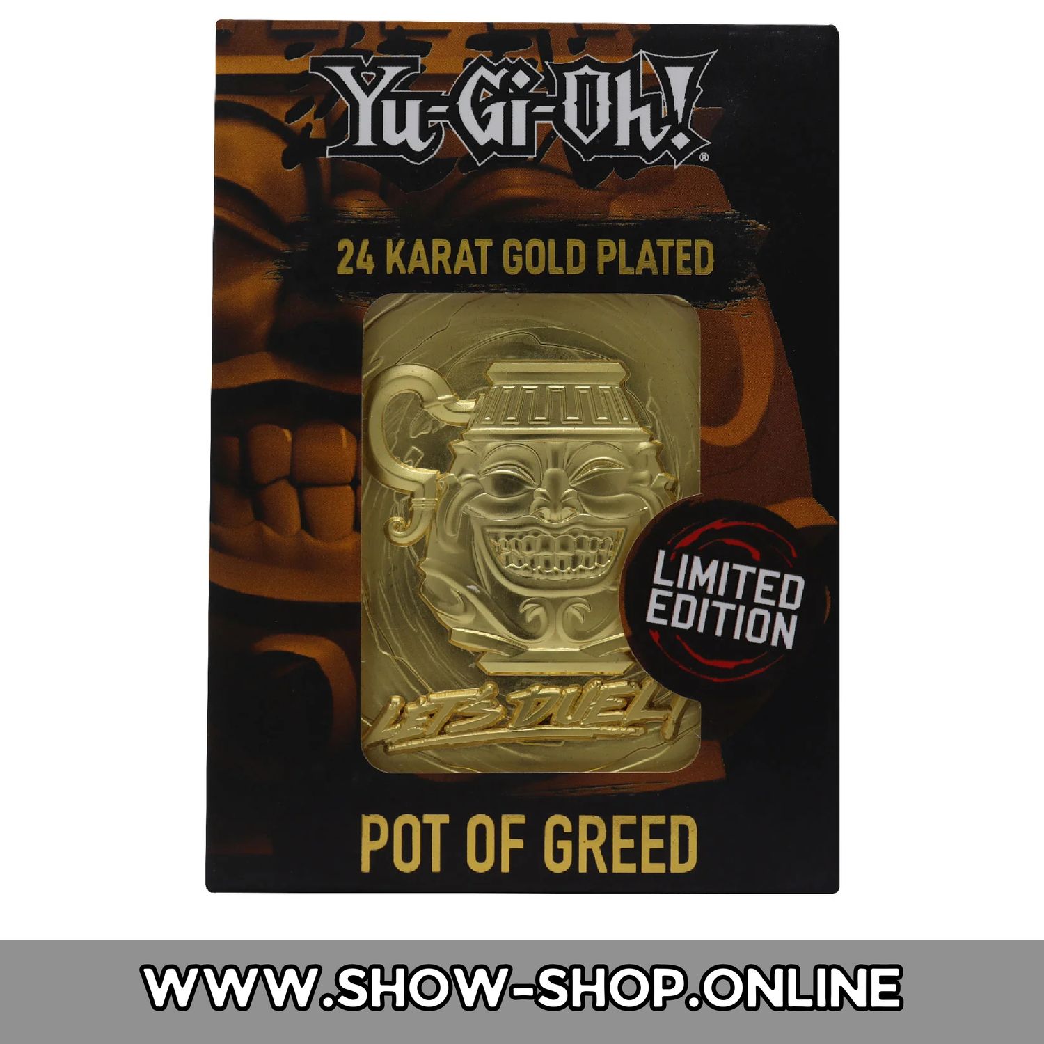 Pot Of Greed 24 KARAT VERGOLDETE METALL KARTE - 5000 STÜCK AUFLAGE