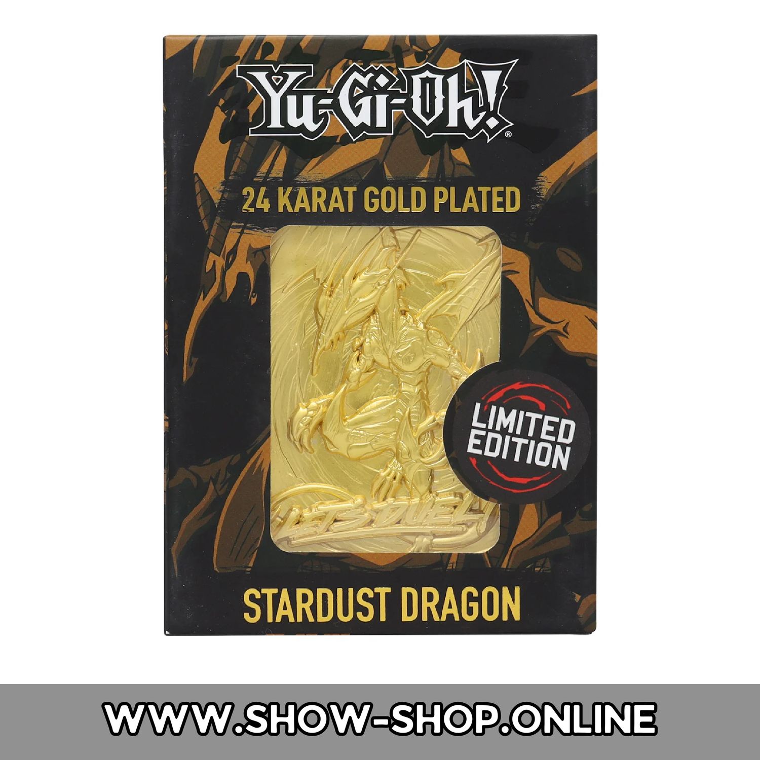 Stardust Dragon 24 KARAT VERGOLDETE METALL KARTE - 5000 STÜCK AUFLAGE