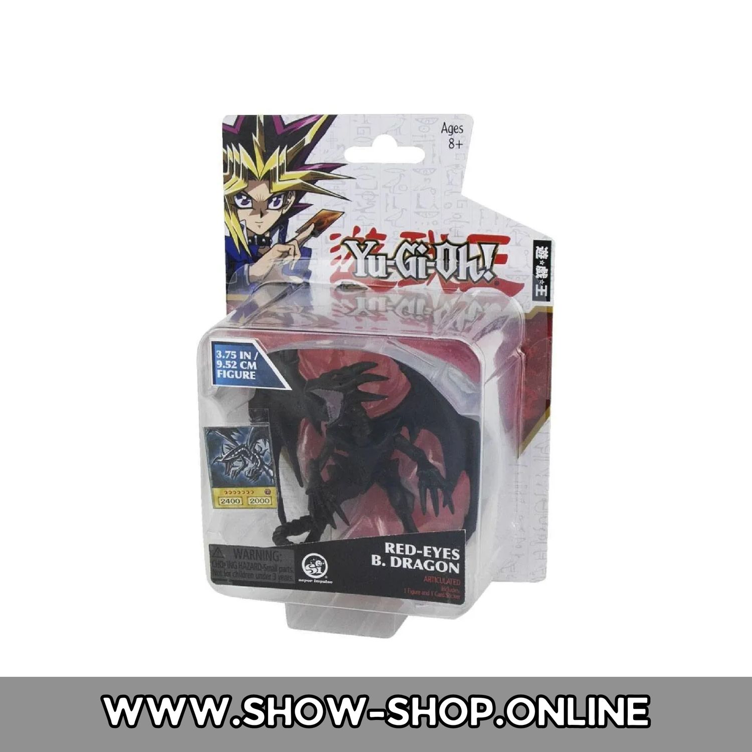 Yu-Gi-Oh! Actionfigur Red-Eyes Black Dragon 10cm