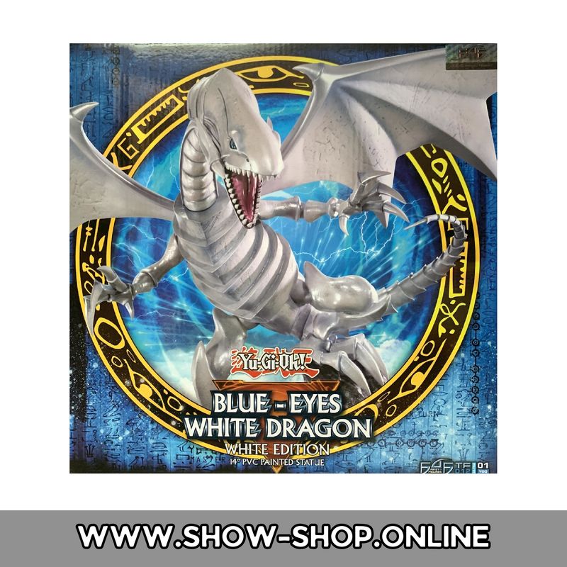 Yu-Gi-Oh! PVC Statue Blue-Eyes White Dragon - White Edition 35cm