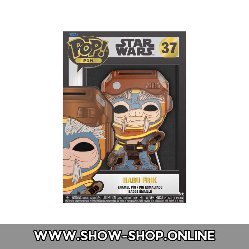 Star Wars Loungefly POP! Pin Ansteck-Pin - Babu Frik 10cm