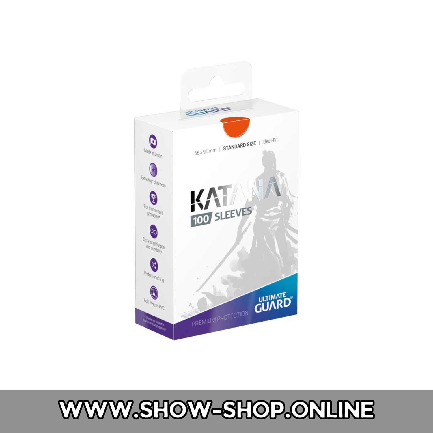Ultimate Guard Katana Sleeves Standardgröße - Orange (100)
