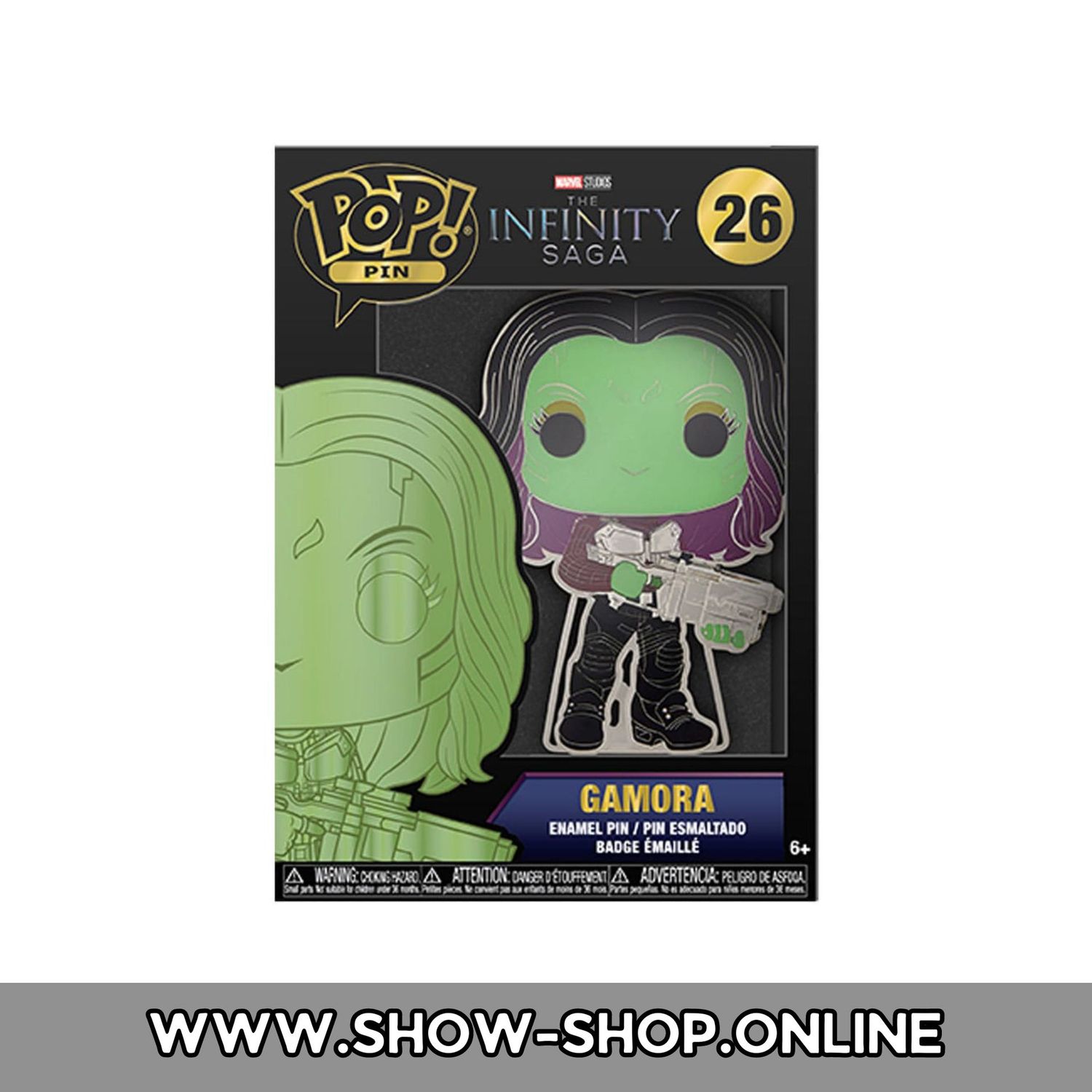 Marvel Infinity Saga POP! Pin Ansteck-Pin - Gamora 10 cm