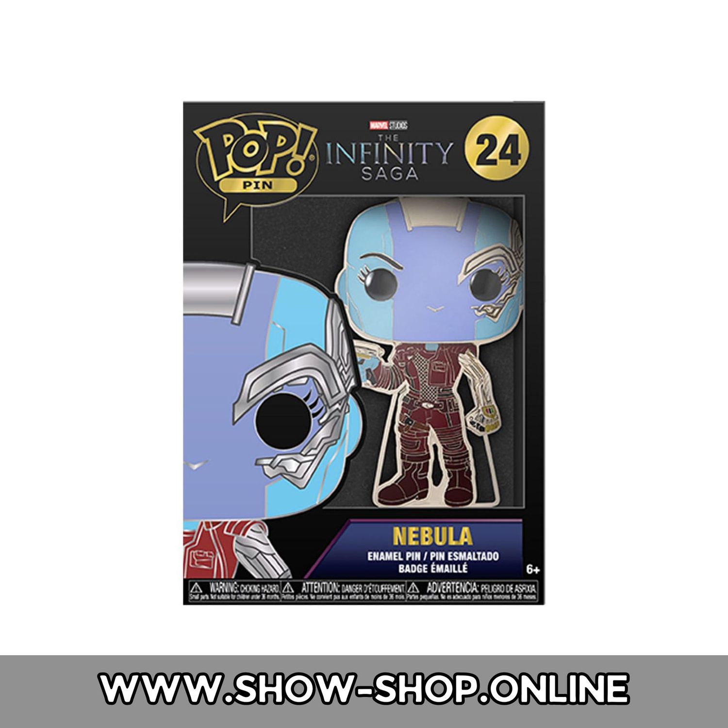 Marvel Infinity Saga POP! Pin Ansteck-Pin - Nebula 10 cm