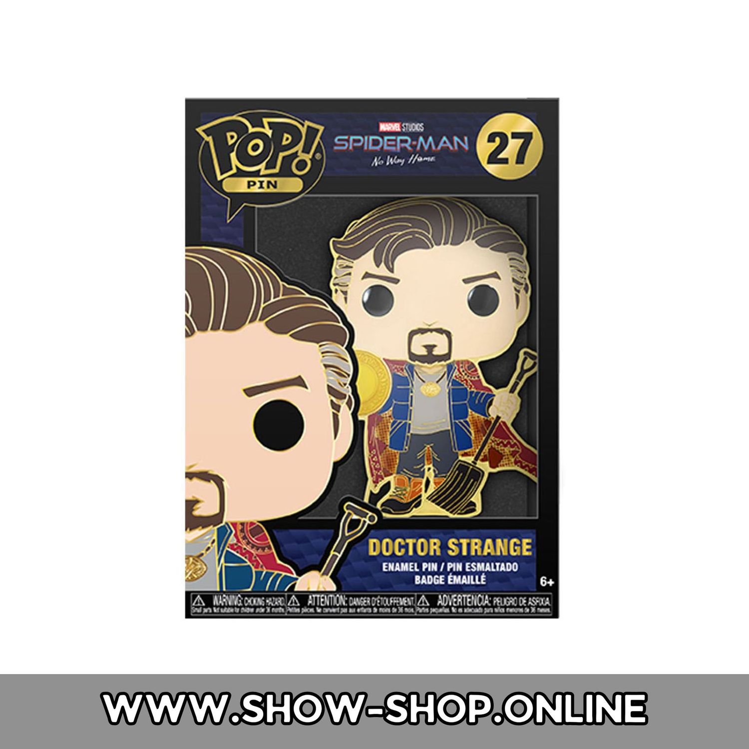 Marvel: Spider-Man POP! Pin Ansteck-Pin - Dr. Strange 10 cm