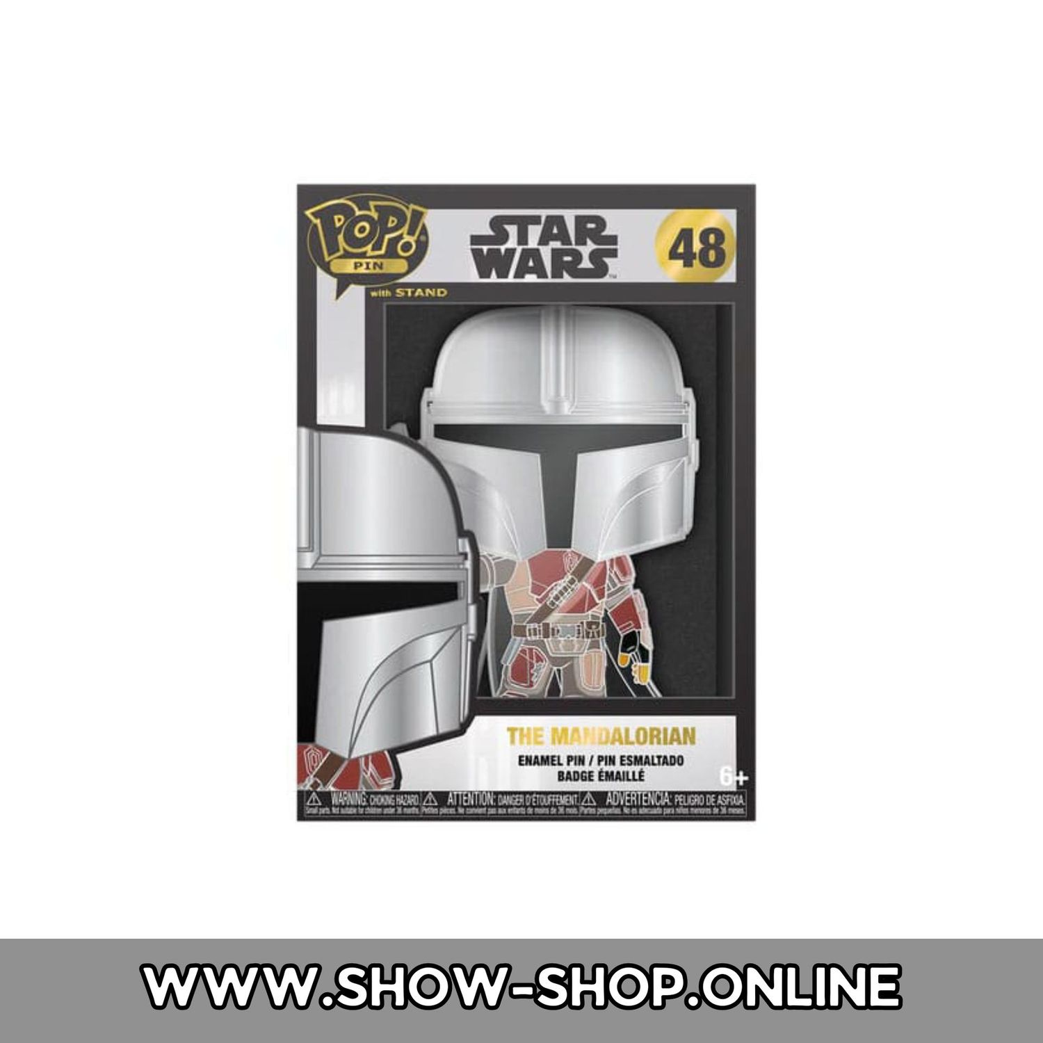 Star Wars Loungefly POP! Pin Ansteck-Pin - Mando 10 cm