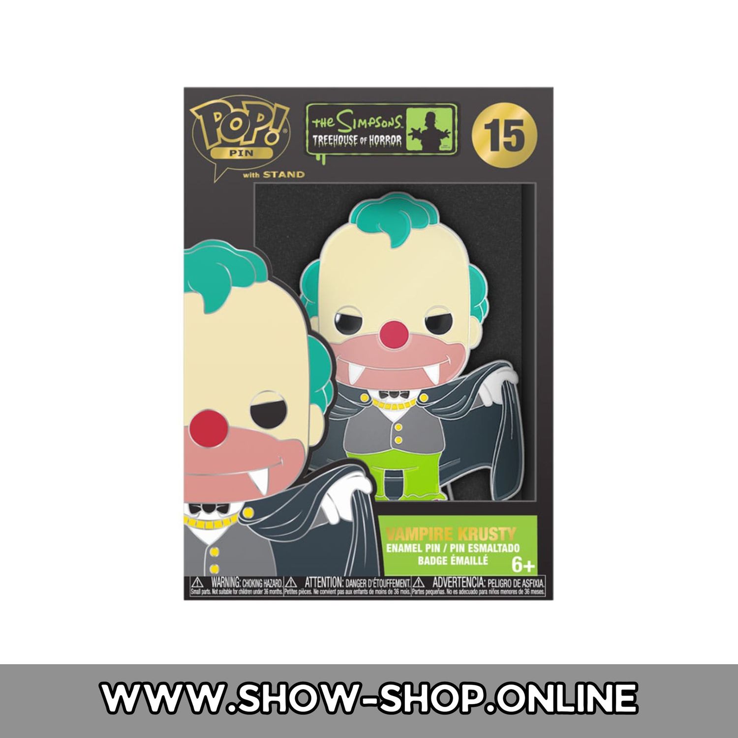 Simpsons Horror Loungefly POP! Pin Ansteck-Pin - Krusty 10 cm