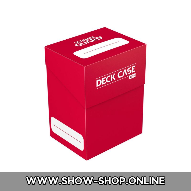 Ultimate Guard Deck Case 80+ Standardgröße - Rot
