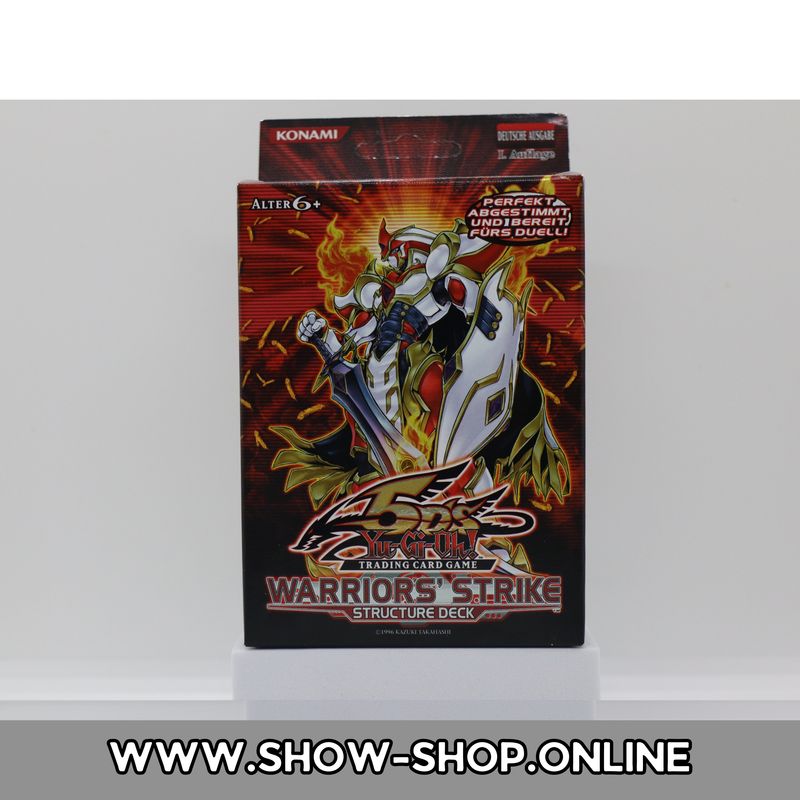 5DS - Warriors Strike STRUCTURE DECK -  1. Auflage Deutsch -  (§24 Differenzbesteuert)