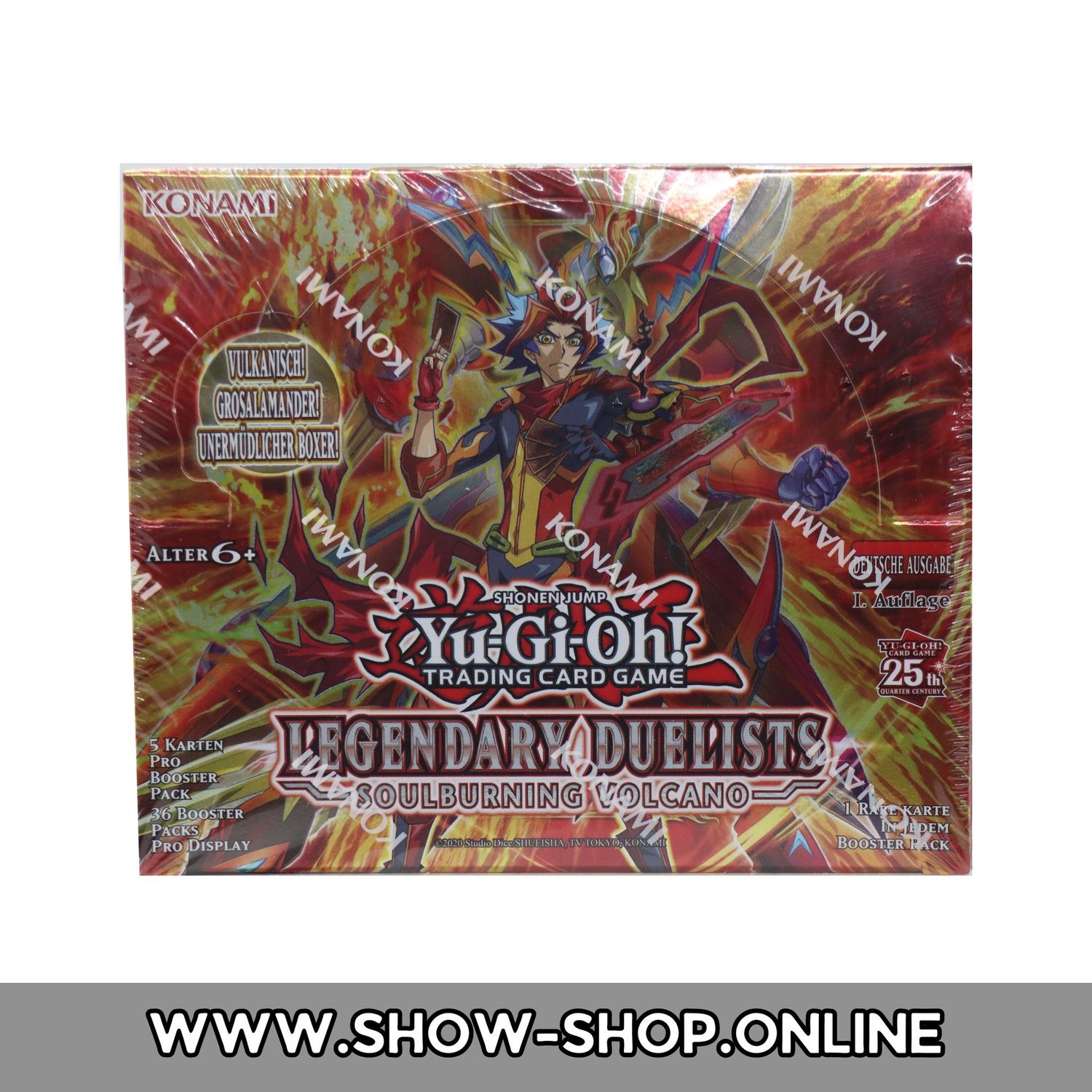 Yu-Gi-Oh! Legendary Duelist: Soulburning Volcano DISPLAY - 1. Auflage Deutsch