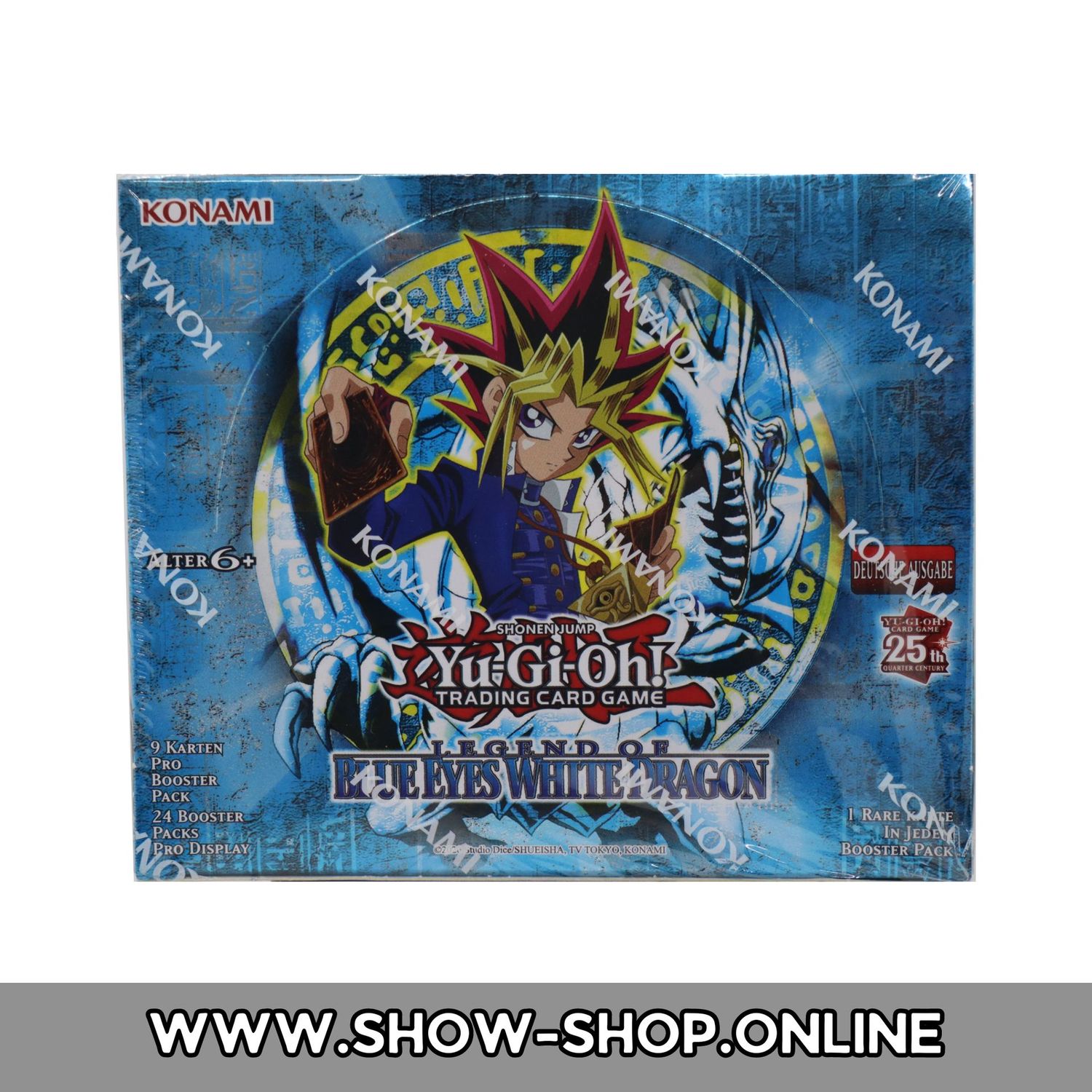 Yu-Gi-Oh! Legend of Blue Eyes White Dragon 25th Anniversary DISPLAY - Deutsch