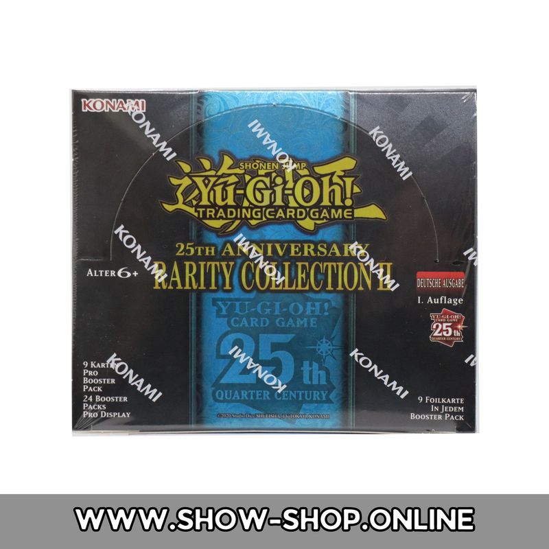 Yu-Gi-Oh! Rarity Collection 2 25th Anniversary DISPLAY - 1. Auflage Deutsch