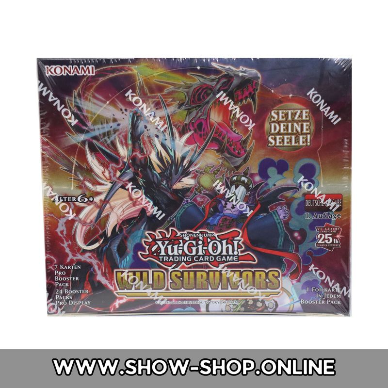 Yu-Gi-Oh! Wild Survivors DISPLAY - 1. Auflage Deutsch