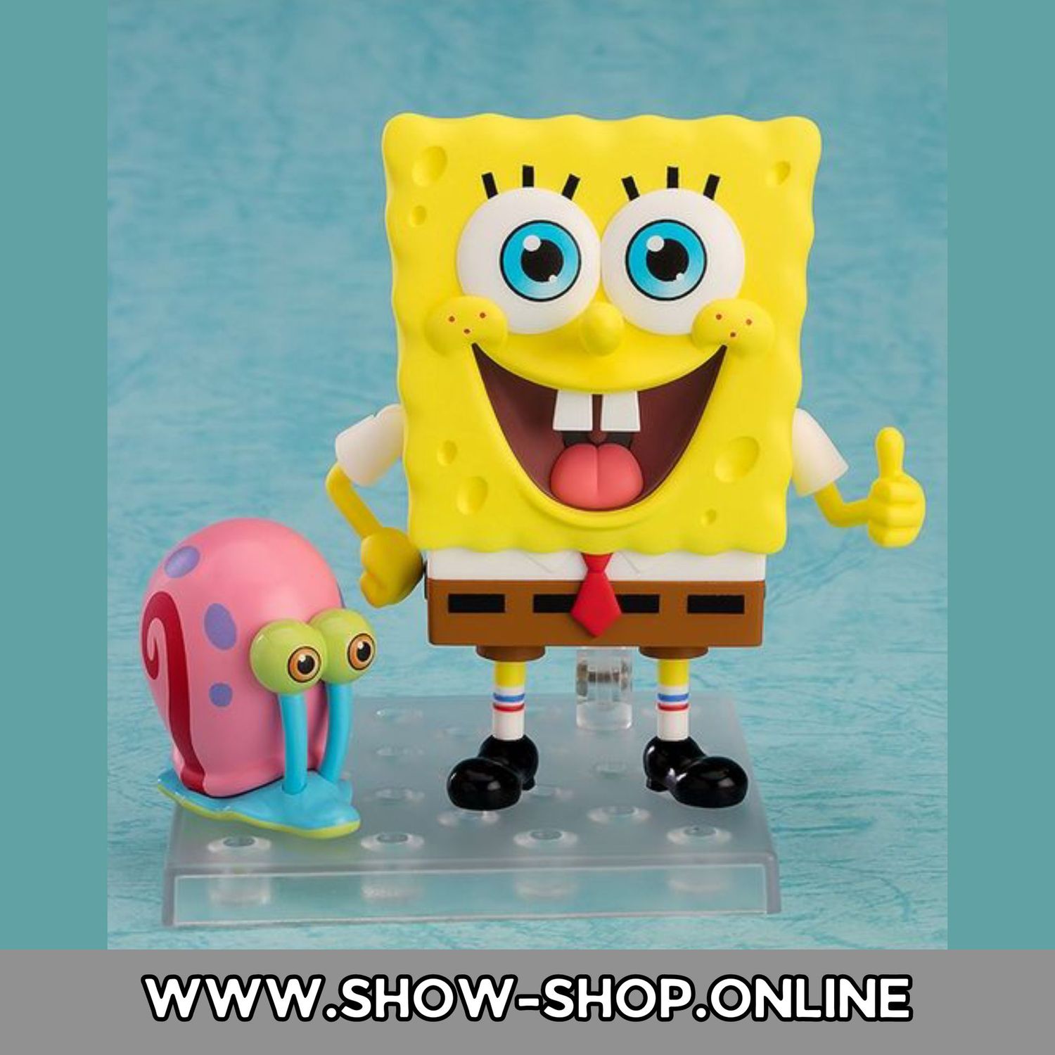 Nickelodeon - Good Smile Company Spongebob + Gary Schwammkopf Figur - 10 cm