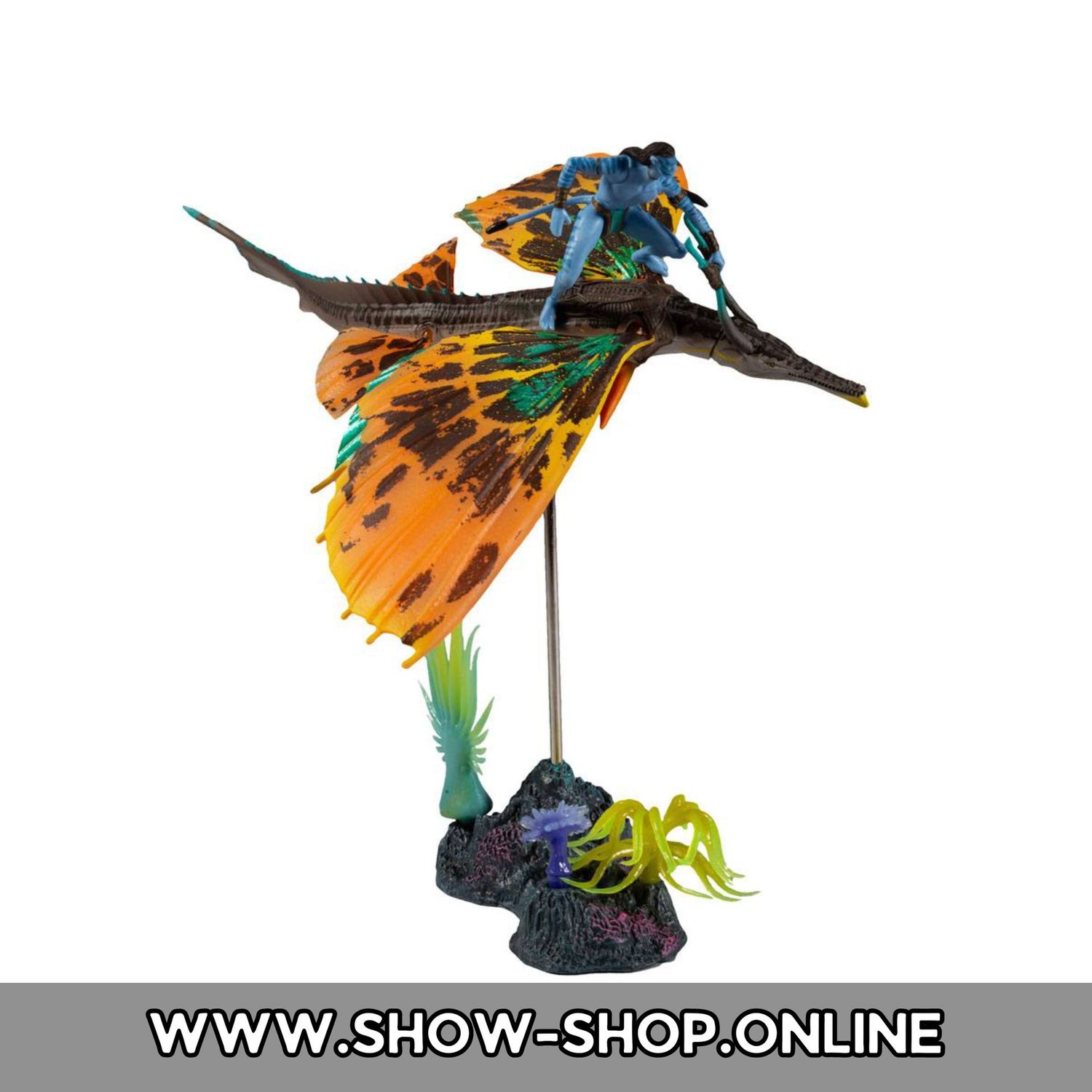 Avatar The Way of Water Deluxe Large Actionfiguren - Jake Sully & Skimwing