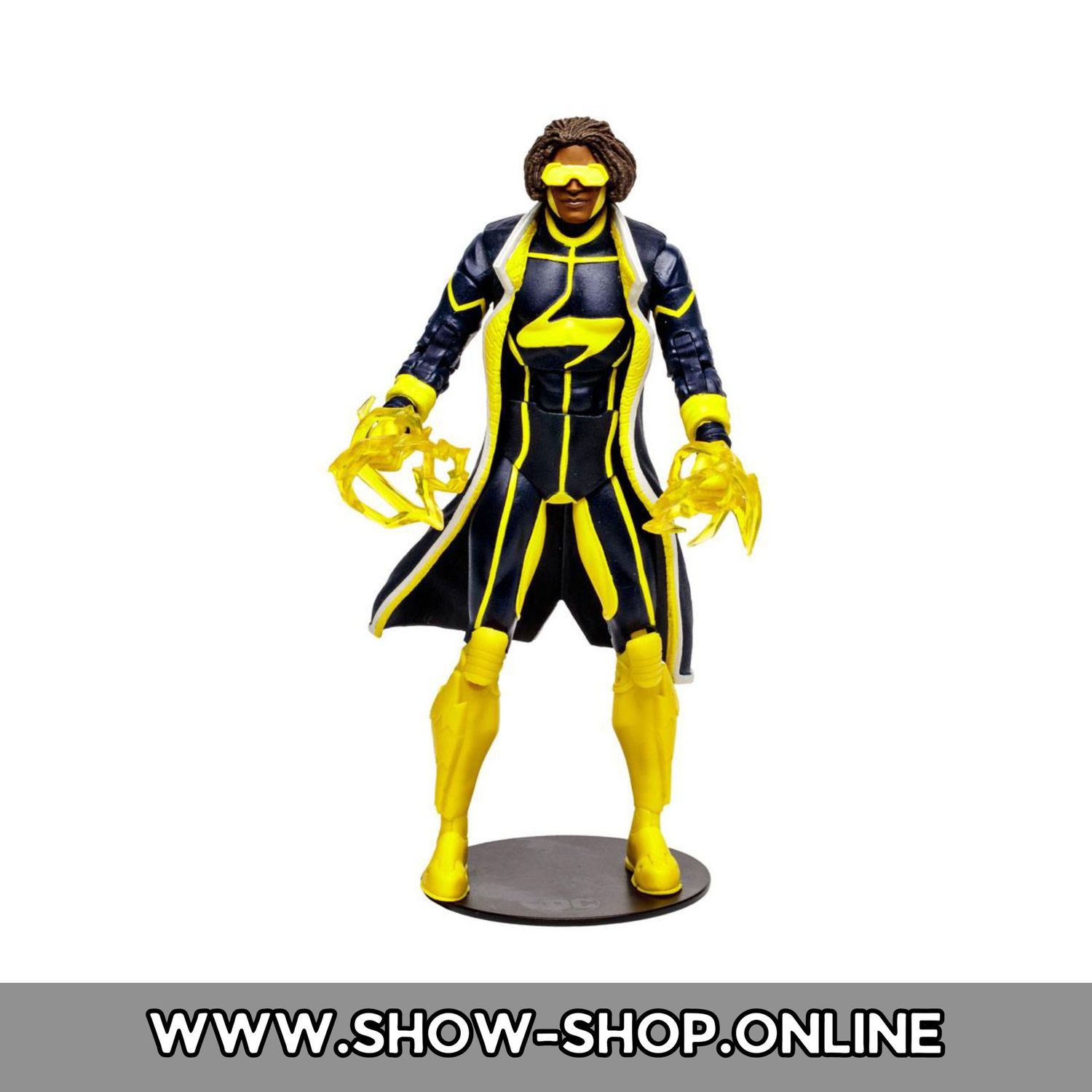 DC Multiverse Actionfigur Static Shock (New 52) - 18 cm