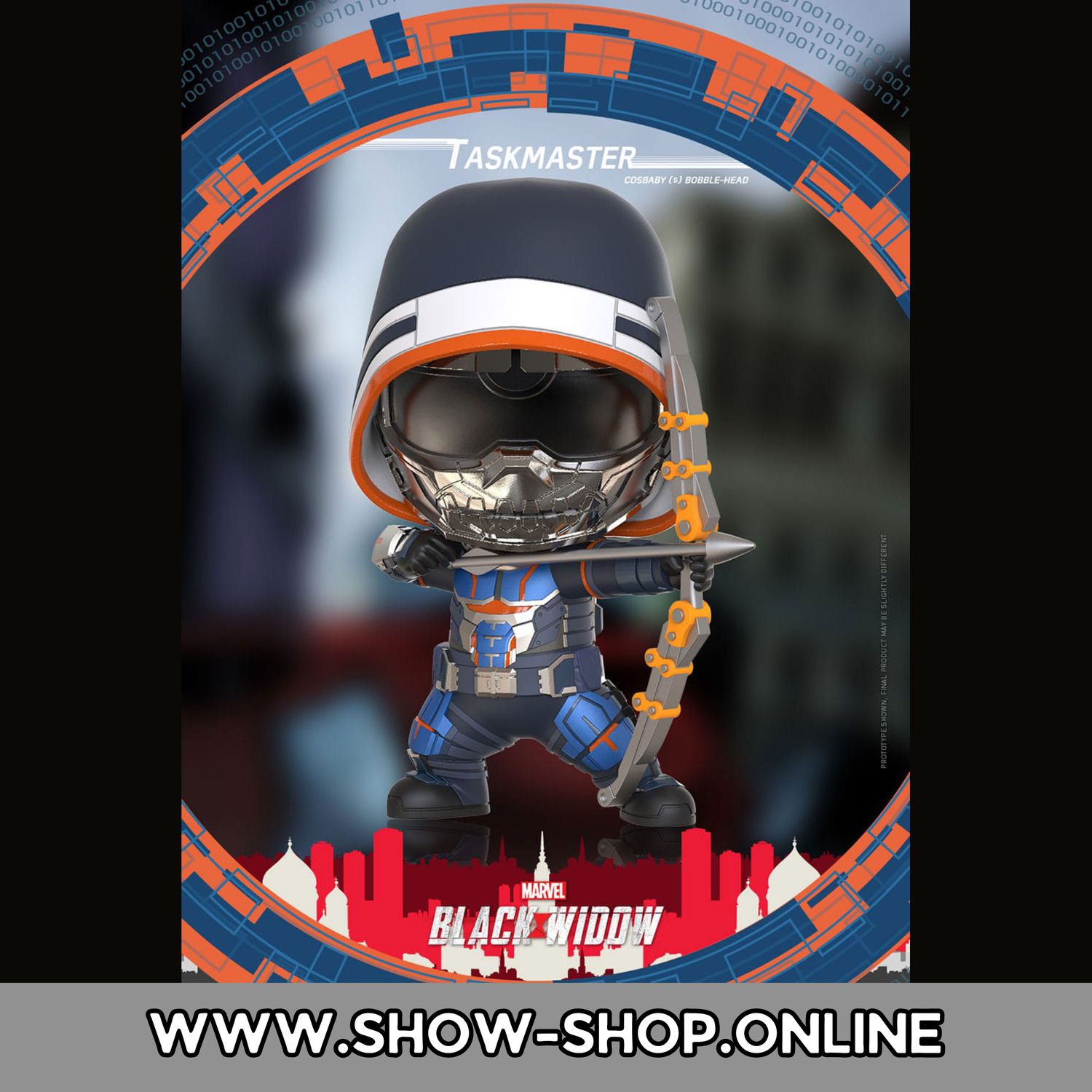 Black Widow Cosbaby (S) Minifigur - Taskmaster 10 cm