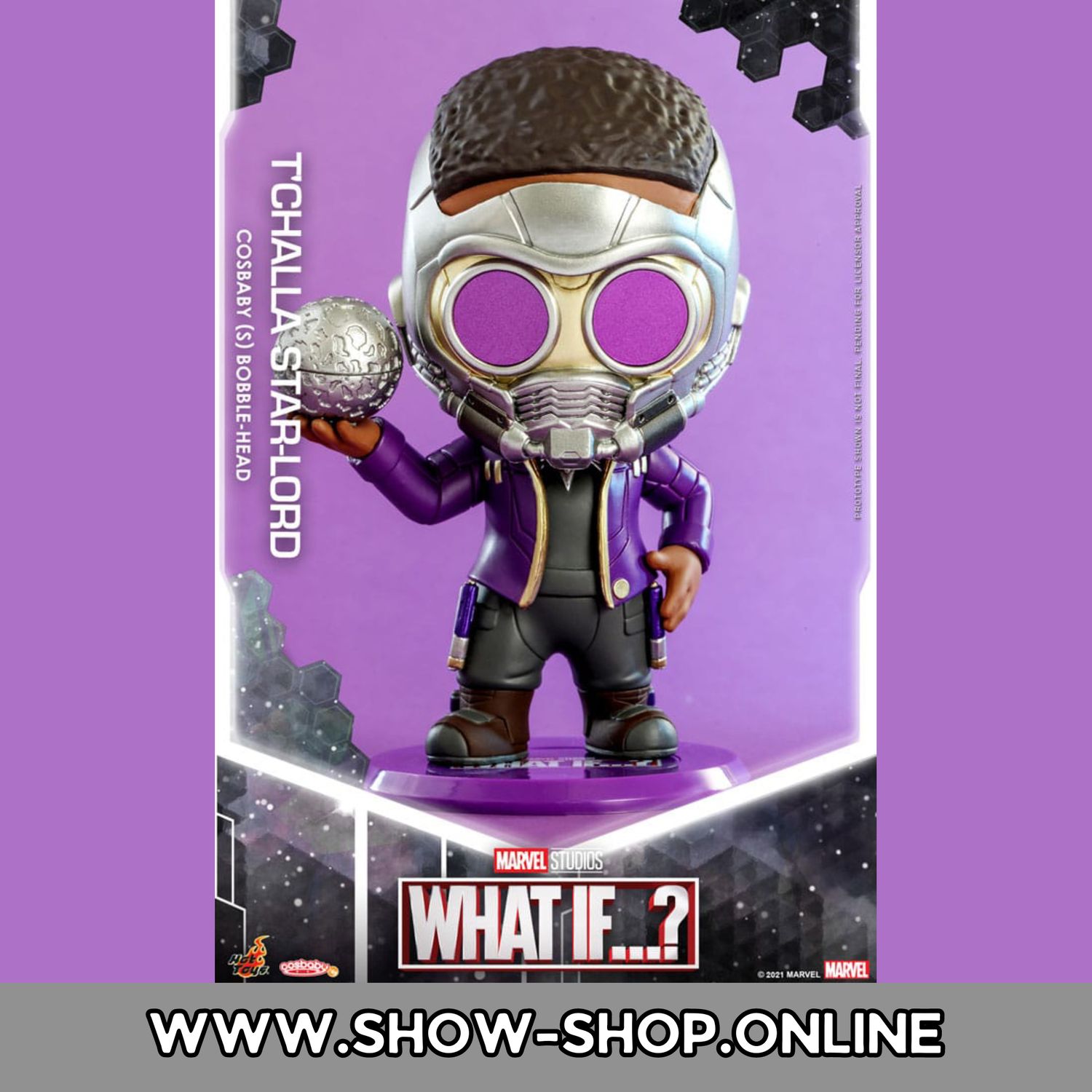 What If...? Cosbaby (S) Minifigur - T'Challa Star-Lord 10 cm