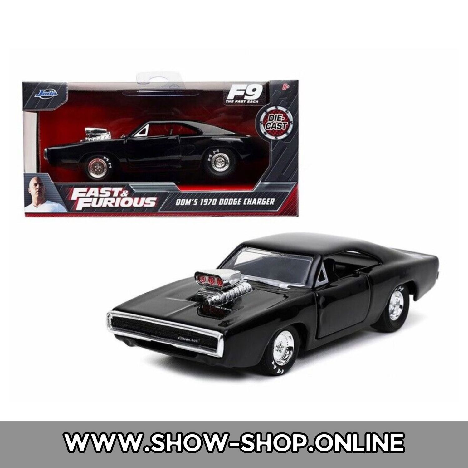 Fast & Furious - 1970 Dodge Charger Modell Auto 1:24 - §24 Differenzbesteuert