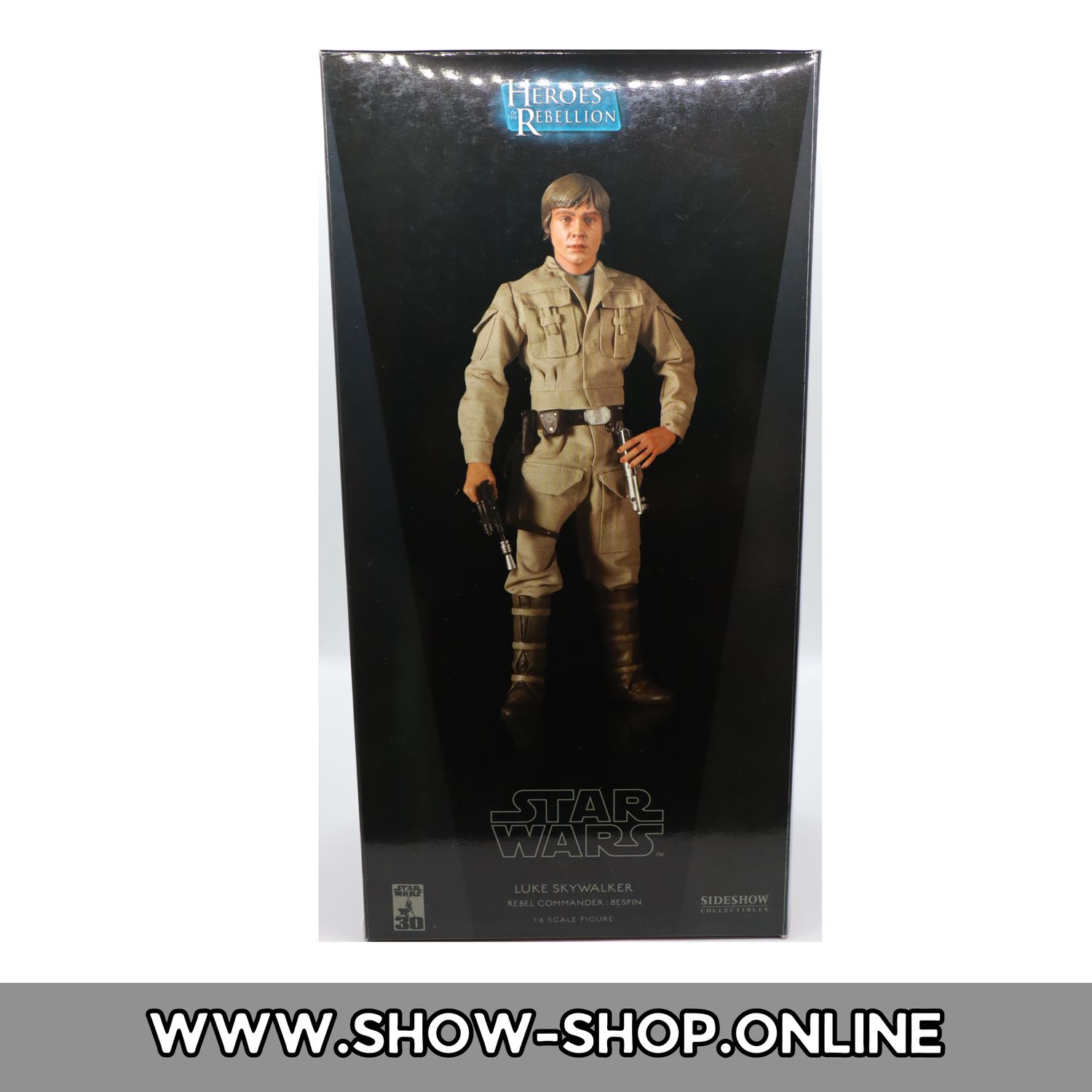 SIDESHOW EXCLUSIVE - Star Wars - Luke Skywalker Rebel Commander: Bespin 1/6 Figur - §24 Differenzbesteuert