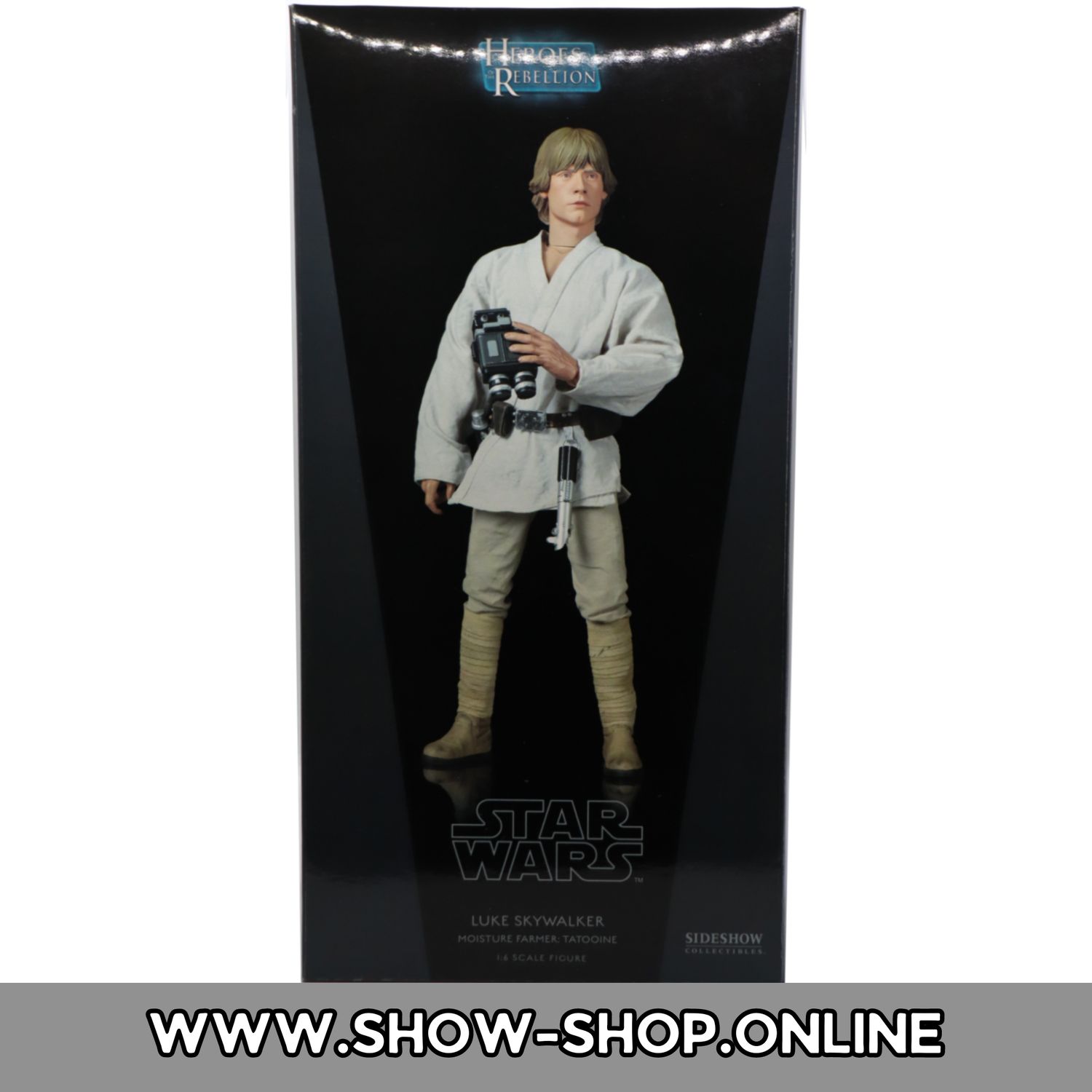 SIDESHOW Star Wars Figur 1/6 Luke Skywalker Moisture Farmer: Tatooine  - §24 Differenzbesteuert