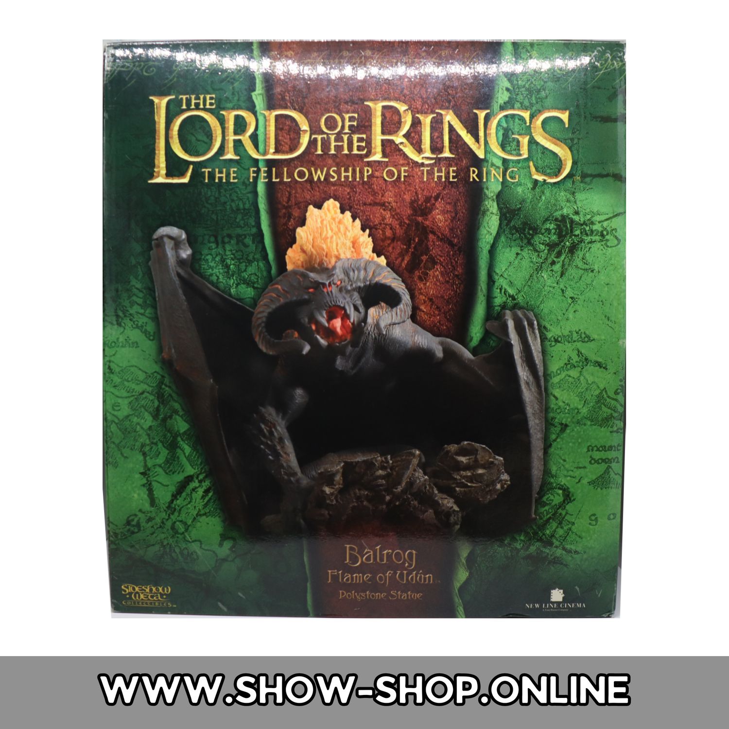SIDESHOW & WETA - Herr Der Ringe Figur - Balrog, Flame Of Udûn - §24 Differenzbesteuert