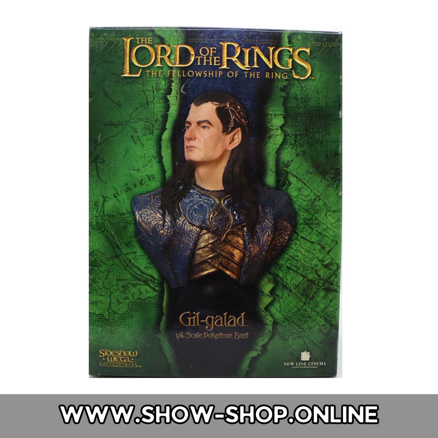 SIDESHOW & WETA - Herr Der Ringe Büste 1/4 Scale - Gil-Galad - §24 Differenzbesteuert
