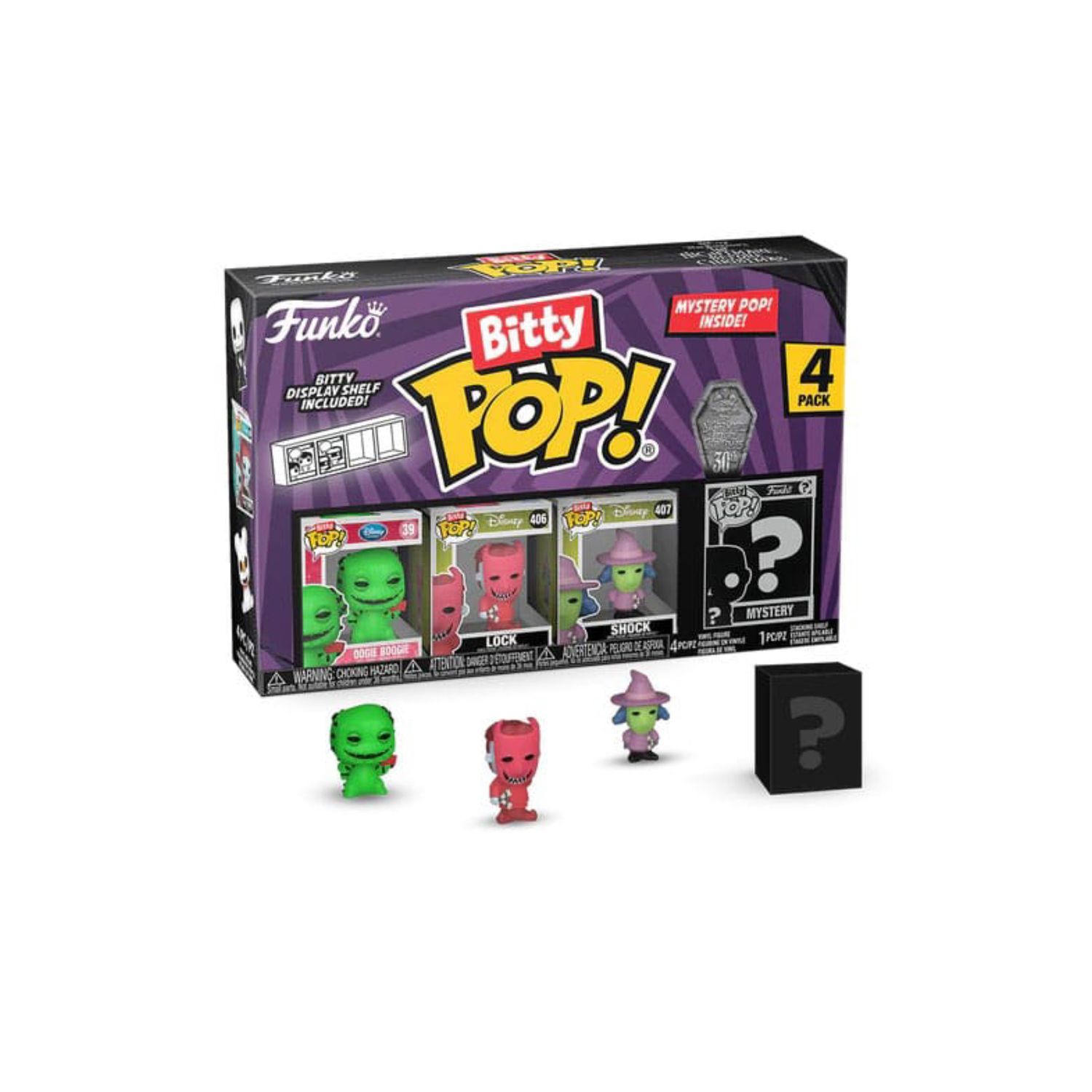 FUNKO BITTY POP! Nightmare Before Christmas  -  Oogie Boogie 4er Pack