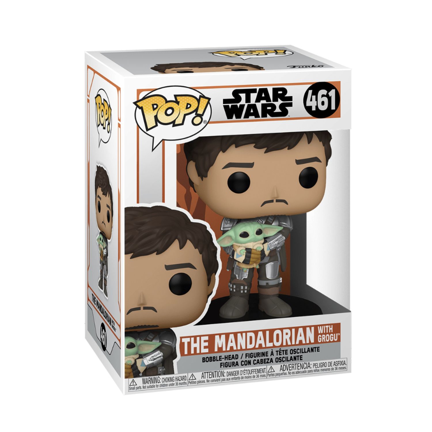 FUNKO POP! Star Wars  -  The Mandalorian with Grogu 461  -  (##)