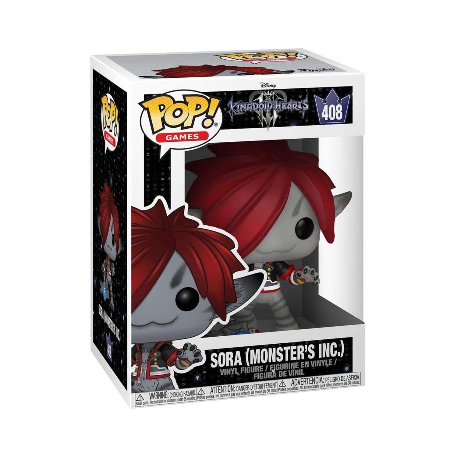 FUNKO POP! Kingdom Hearts 3  -  Sora (Monster's Inc.) 408  -  (##)