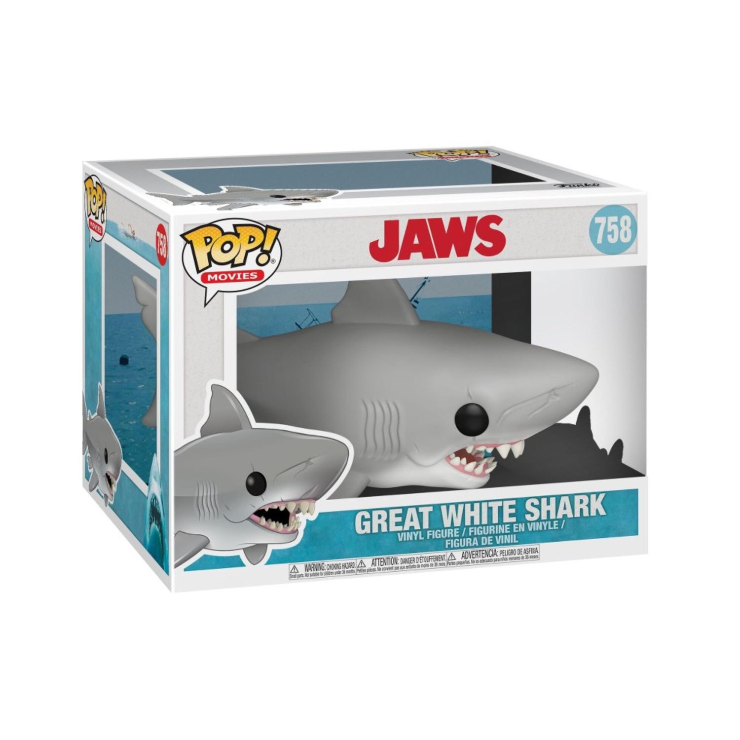FUNKO POP! Jaws  -  Great White Shark 758  -  (##)