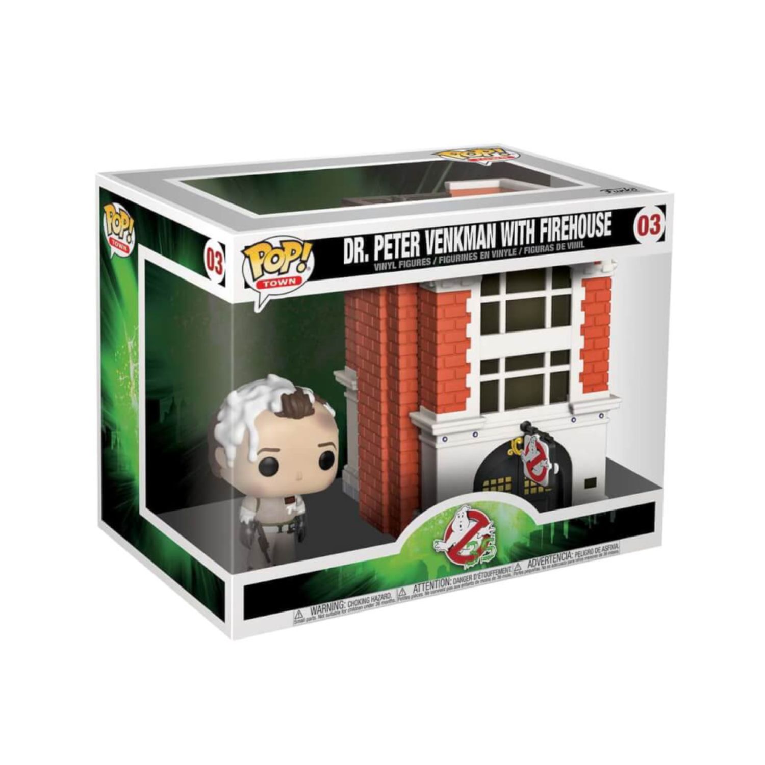 FUNKO POP! Ghostbusters  -  Dr. Peter Venkman with Firehouse 03  -  (##)