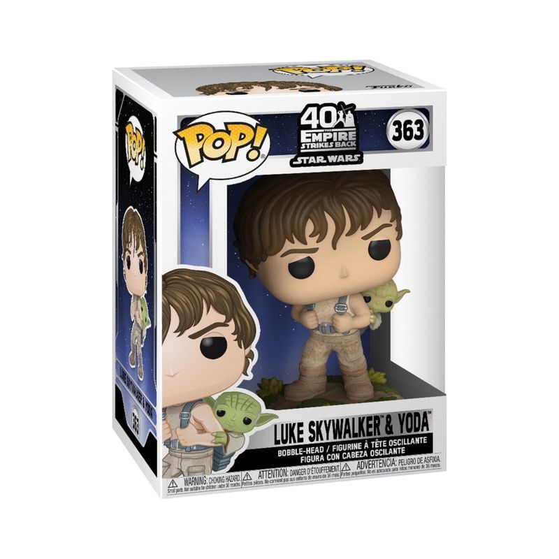 FUNKO POP! Star Wars - Luke Skywalker & Yoda 363 - (##) FUNKO POP! Star Wars - Luke Skywalker & Yoda 363 - (##)