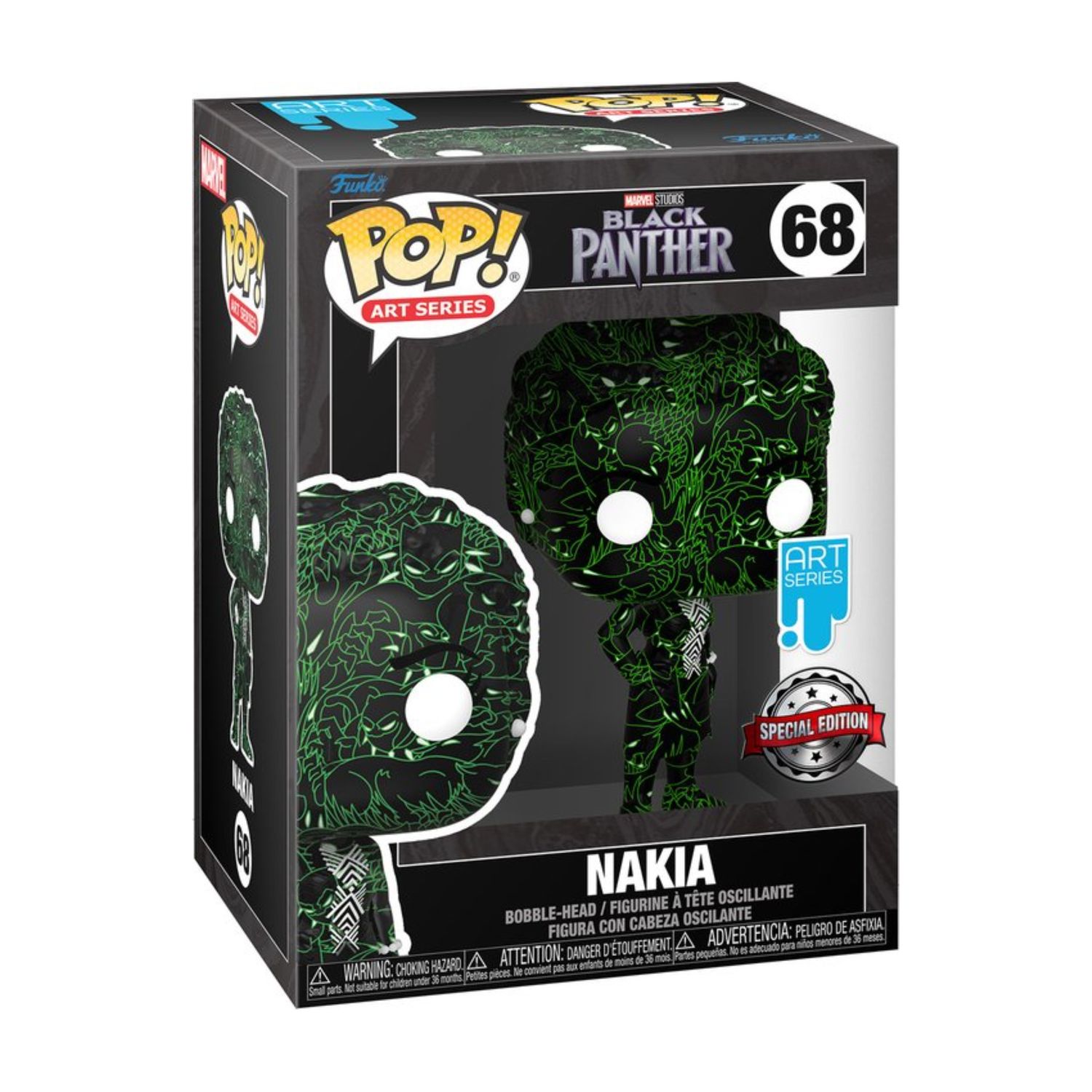 FUNKO POP! Black Panther  -  Nakia 68 - Art Series  -  (##)