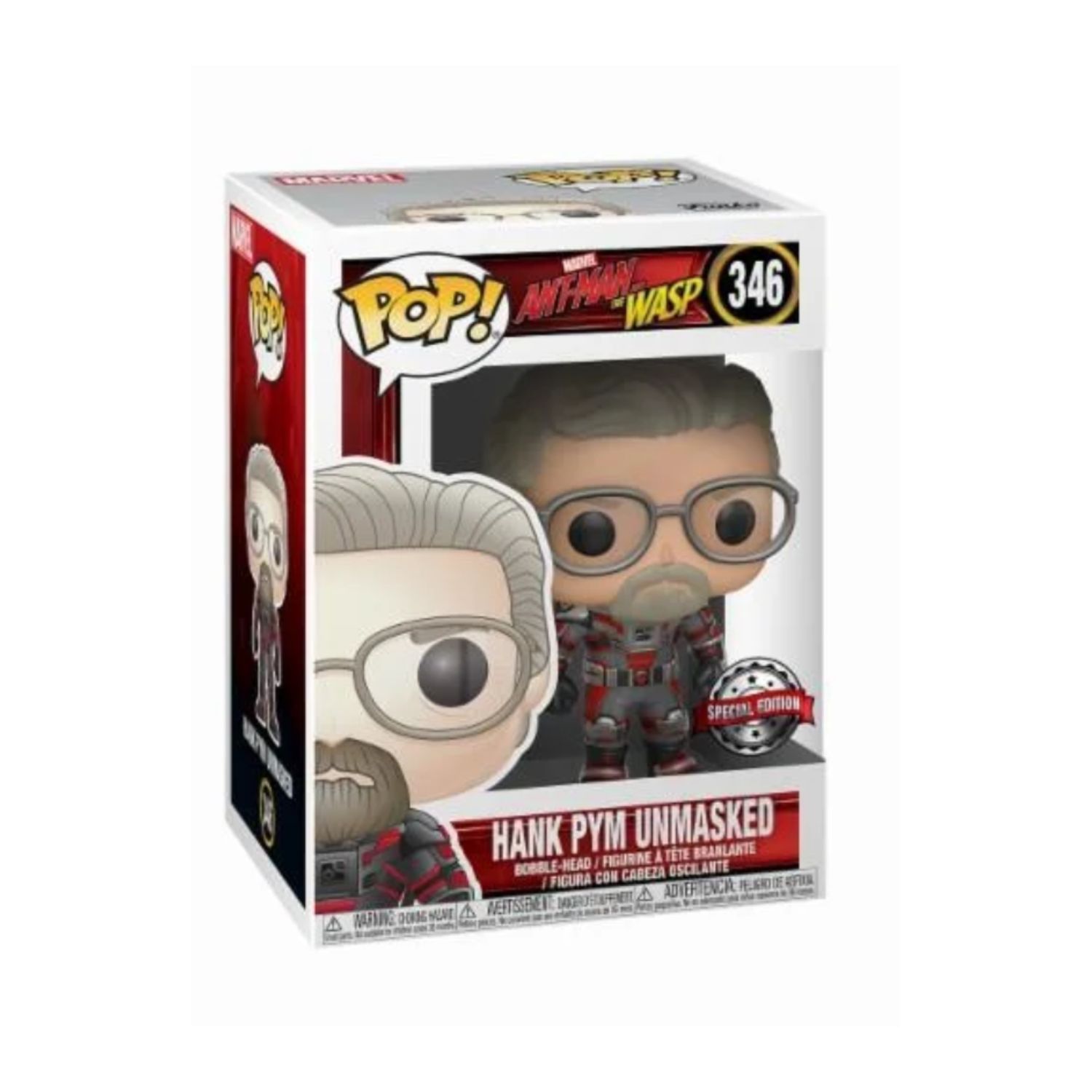FUNKO POP! Ant-Man and the Wasp  -  Hank Pym Unmasked 346  -  (##)