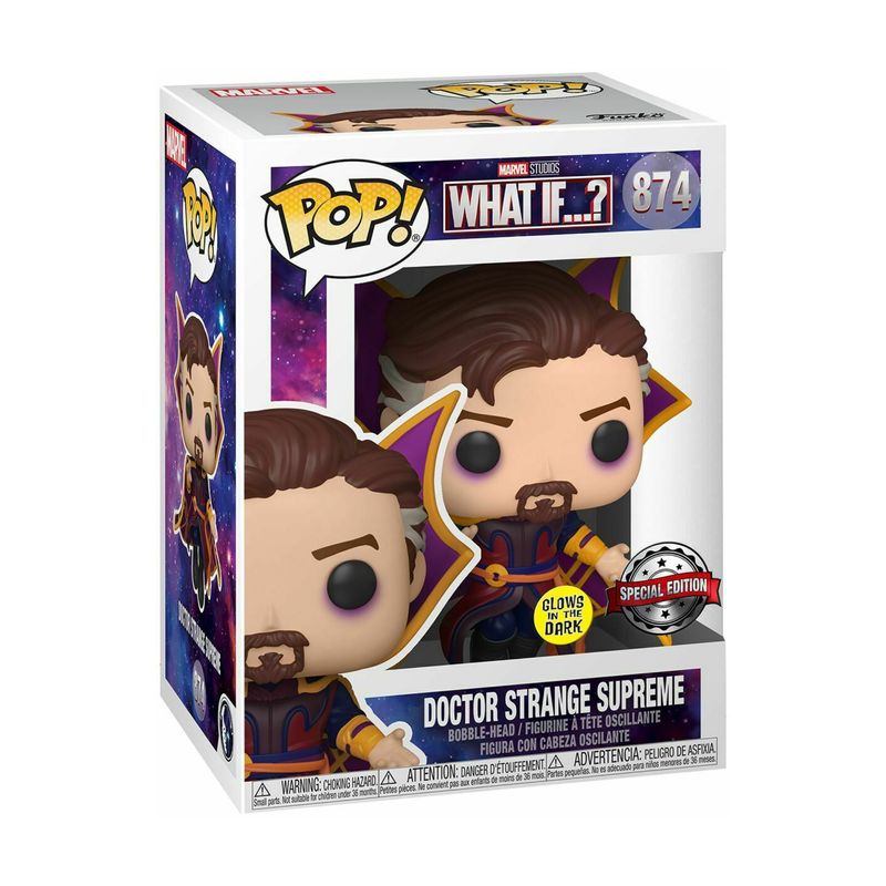 FUNKO POP! What If...?  -  Doctor Strange Supreme (Glows in the Dark) 874  -  (##)