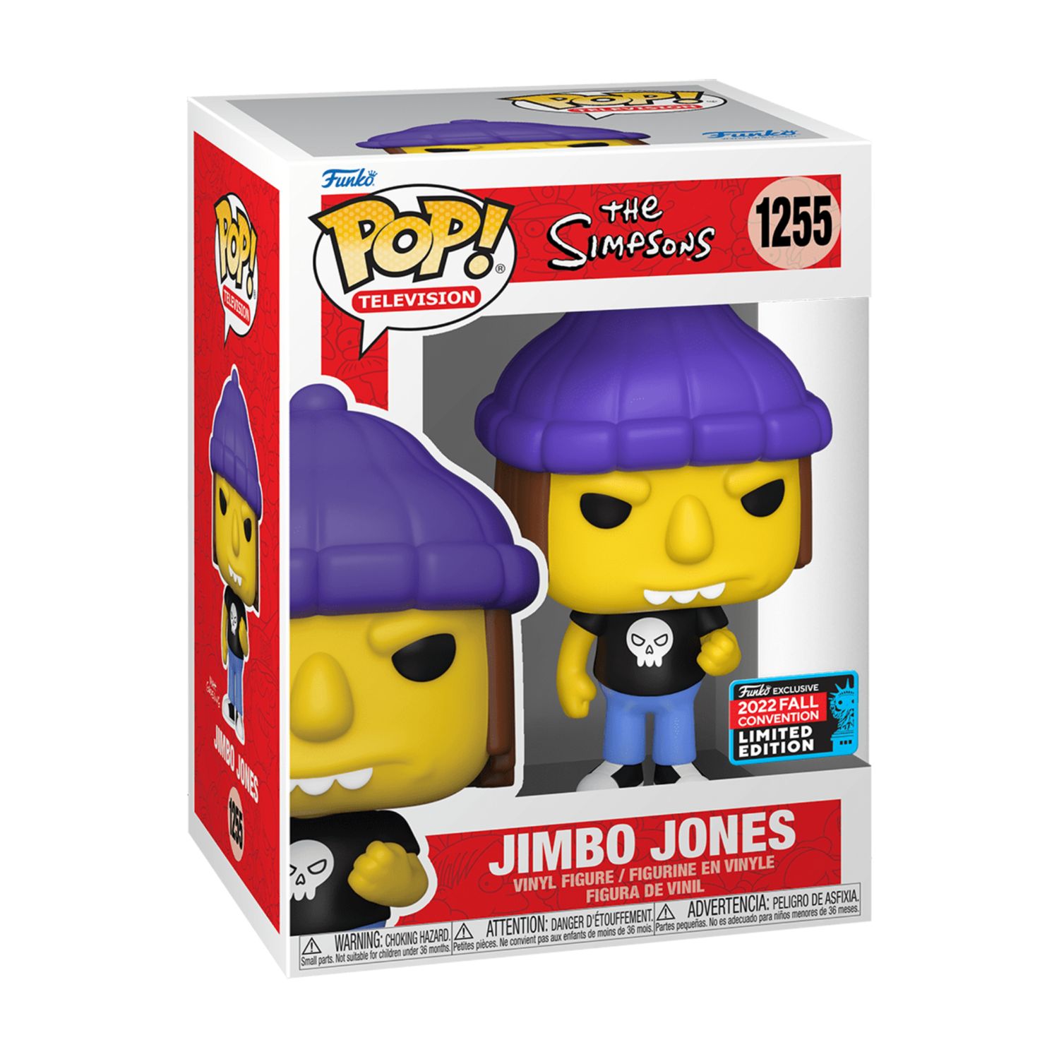 FUNKO POP! The Simpsons  -  Jimbo Jones 1255 - 2022 Fall Convention  -  (##)