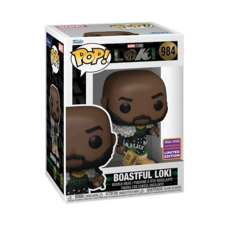 FUNKO POP! Loki  -  Boastful Loki 984 - 2022 Wondrous Convention  -  (##)