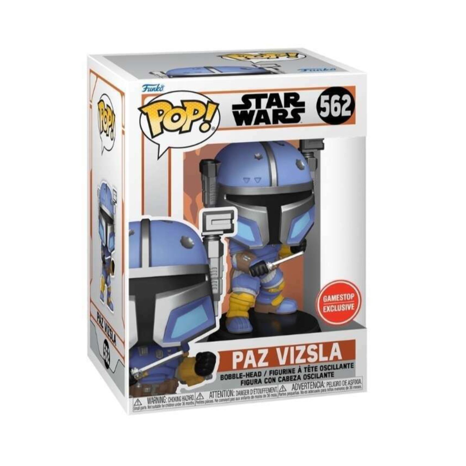 FUNKO POP! Star Wars  -  Paz Vizsla 562 - Gamestop Exclusive  -  (##)