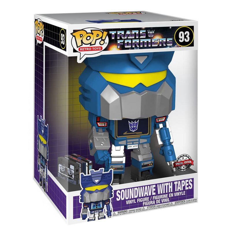 FUNKO POP! Transformers  -  Soundwave with Tapes 93  -  (##)