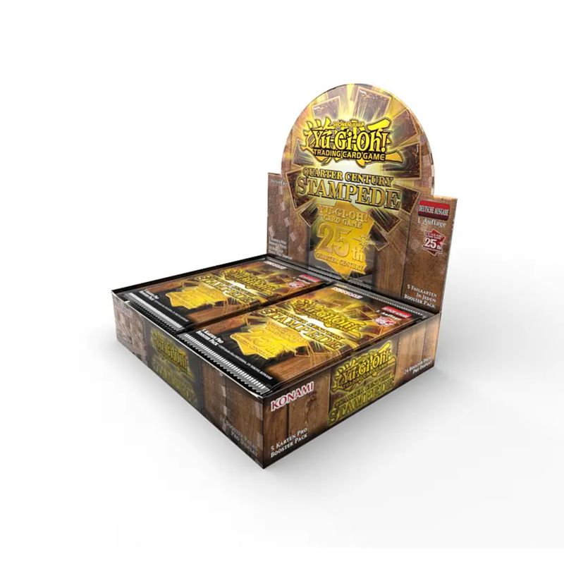 Yu-Gi-Oh! Quarter Century Stampede DISPLAY - 1. Auflage Deutsch