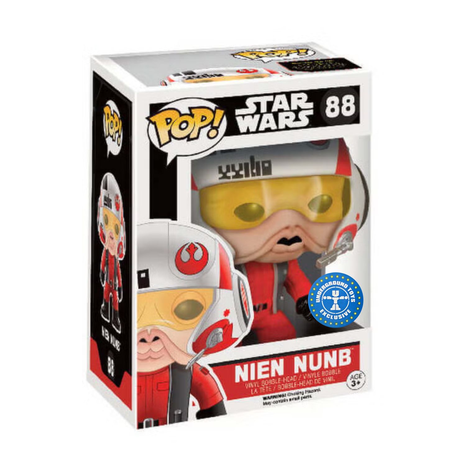 FUNKO POP! Star Wars  -  Nien Nunb 88 - Underground Toys Exclusive  -  (##)