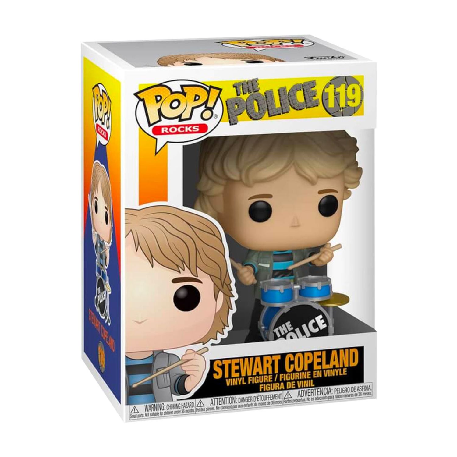 FUNKO POP! The Police  -  Stewart Copeland 119  -  (##)