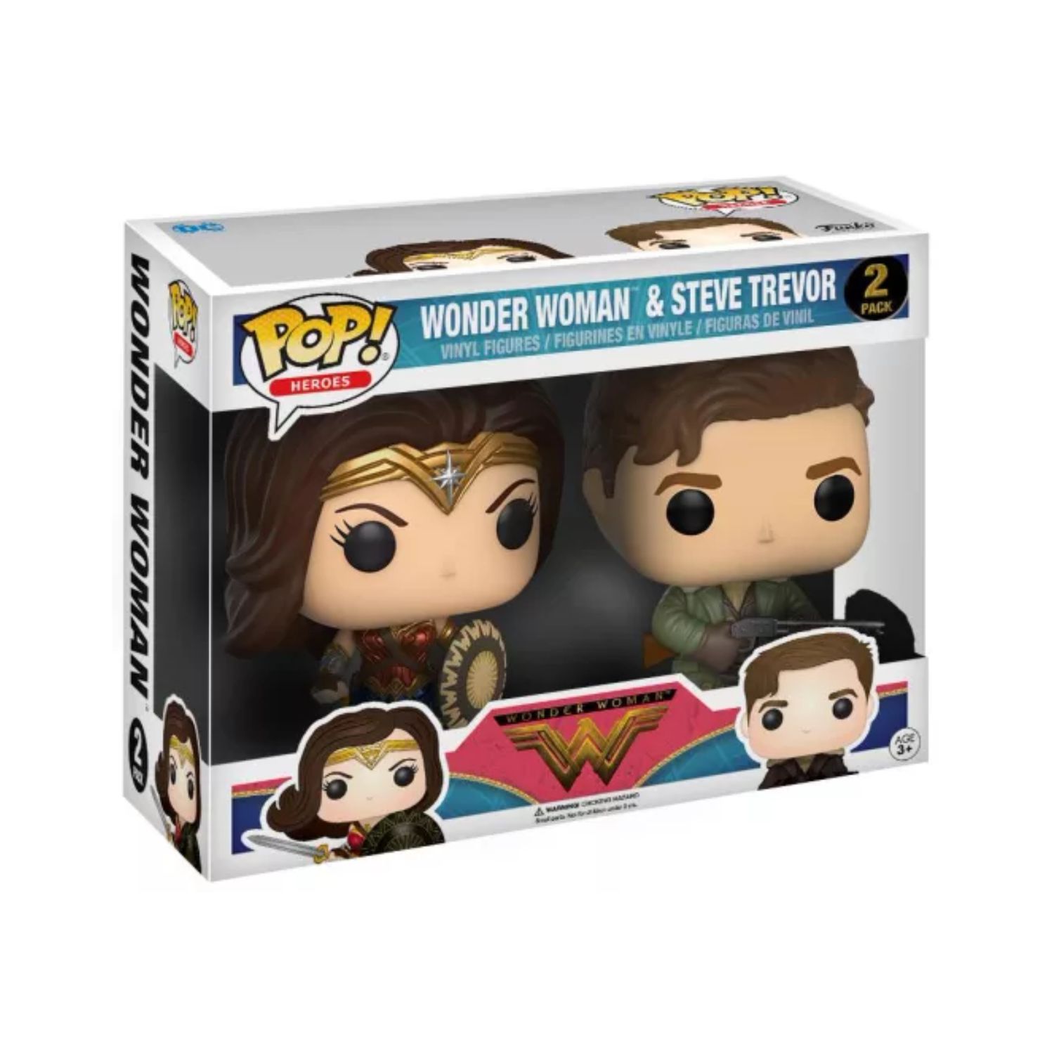 FUNKO POP! Wonder Woman  -  Wonder Woman & Steve Trevor (2 Pack) -  (##)