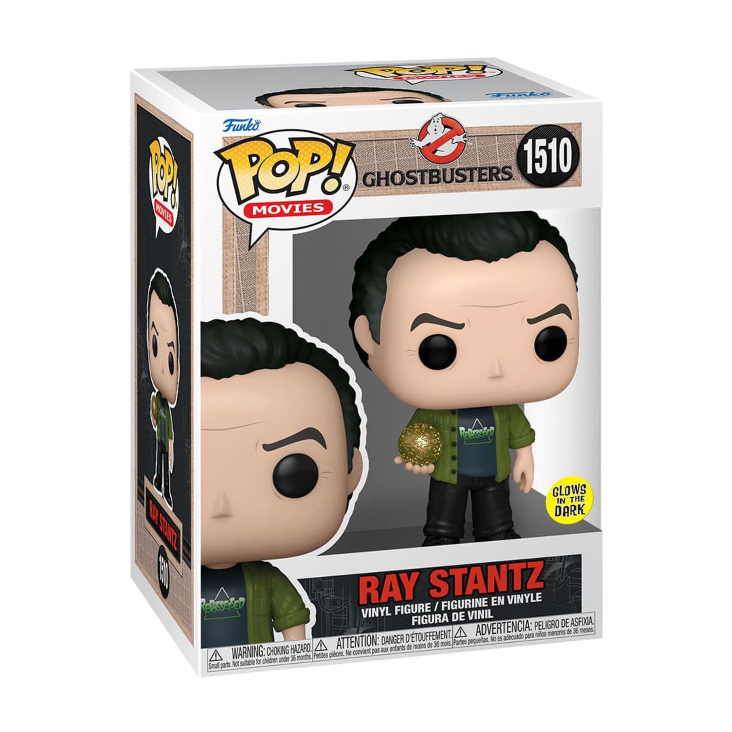 FUNKO POP! Ghostbusters  -  Ray Stantz (Glows in the Dark) 1510 FUNKO POP! Ghostbusters  -  Ray Stantz (Glows in the Dark) 1510
