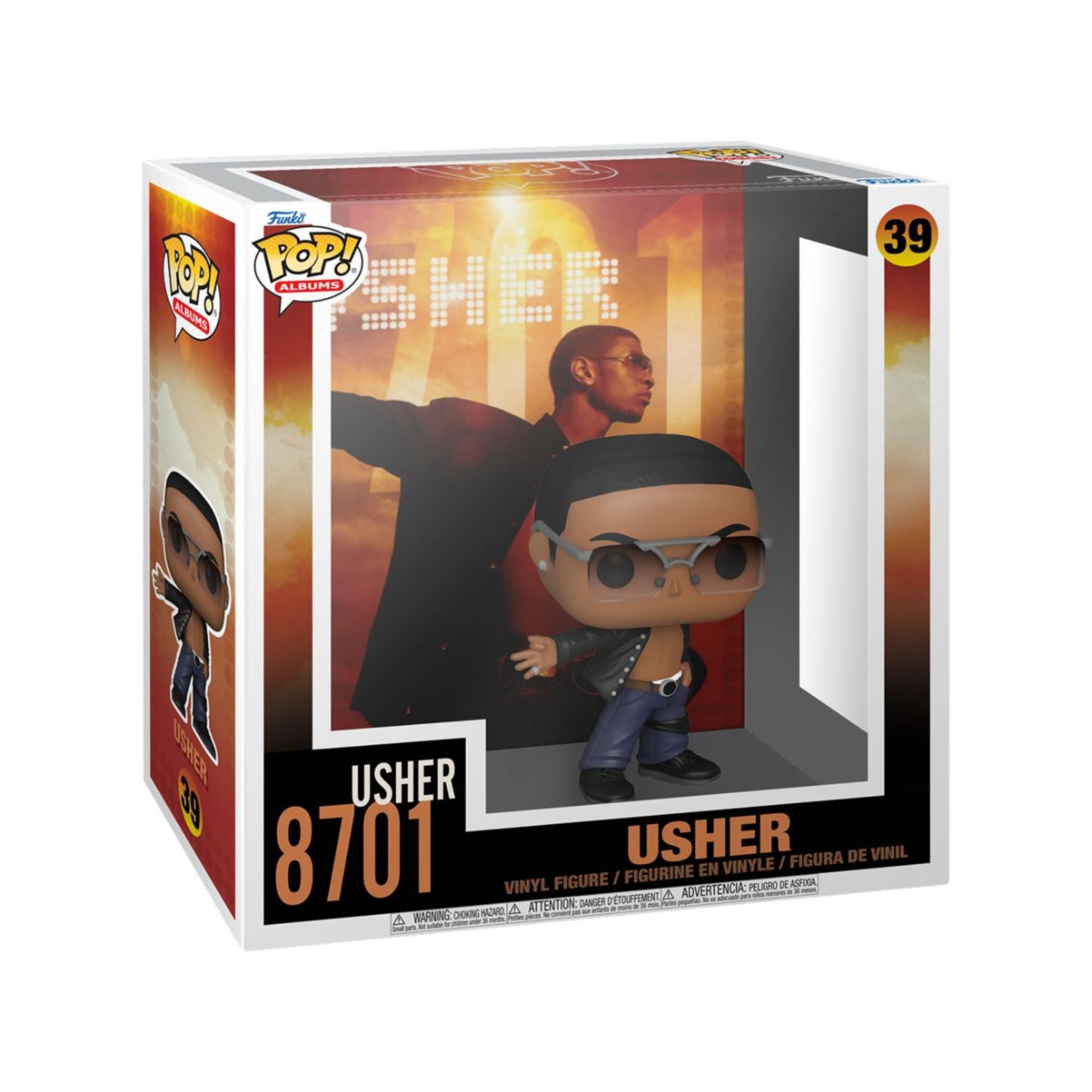 FUNKO POP! Usher - 39  (ALBUM Cover) - (##) FUNKO POP! Usher - 39  (ALBUM Cover) - (##)