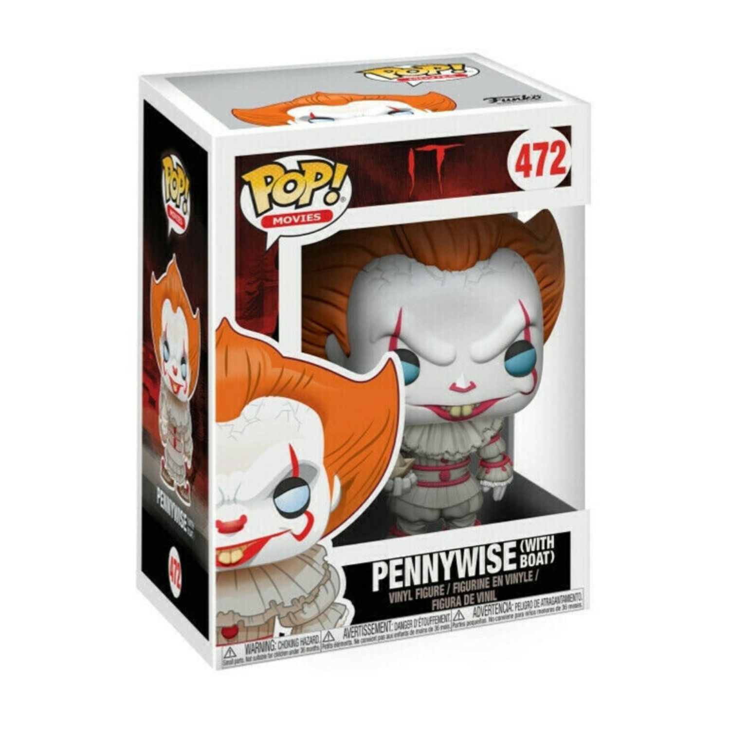 FUNKO POP! It  -  Pennywise (with Boat) 472  -  (##)