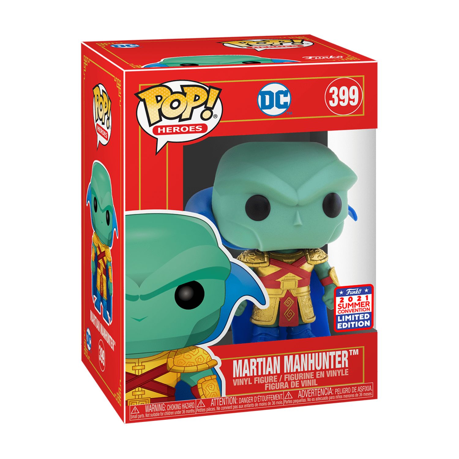 FUNKO POP! DC  -  Martian Manhunter 399 - 2021 Summer Convention  -  (##)