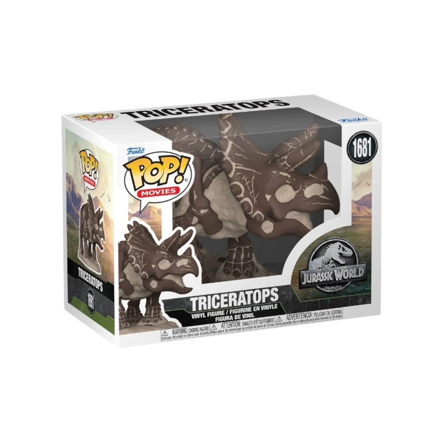 FUNKO POP! Jurassic World - Triceratops - 1681 - OVP FUNKO POP! Jurassic World - Triceratops - 1681 - OVP